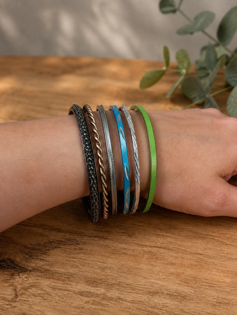 80 style bangle bracelet lot